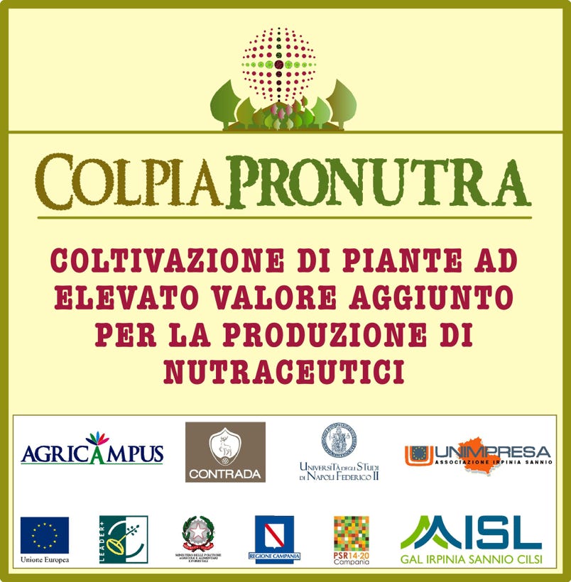 COLPIA PRONUTRA Coltivazione di Piante ad Elevato Valore Aggiunto per la Produzione di Nutraceutici.